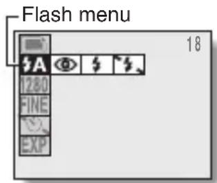 SANYO VPC-R1EX - USING THE FLASH [ ] - 1