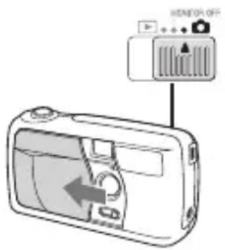 SANYO VPC-R1EX - Open the lens cover. - 1