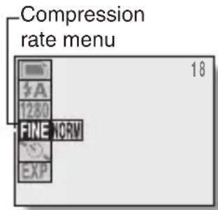 SANYO VPC-R1EX - Changing the data size (compression rate) - 2