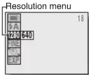 SANYO VPC-R1EX - Set the image resolution ([boxed] [boxed] [boxed]) - 1