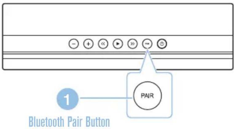 Bluetooth Pair Button 1 PAIR