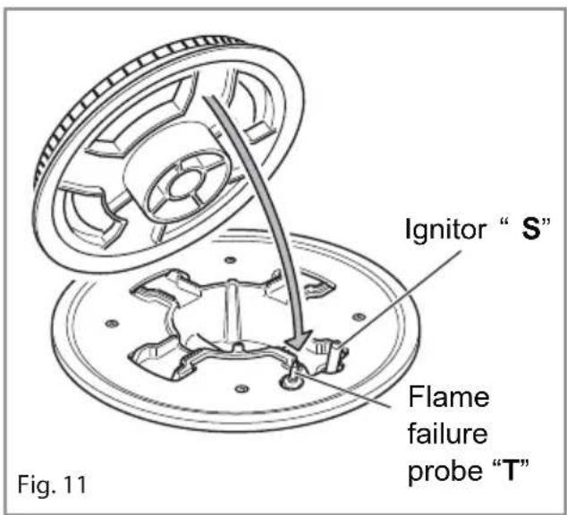 CDA 4Q5SS - Correct Positioning of the Triple Ring Burner - 1