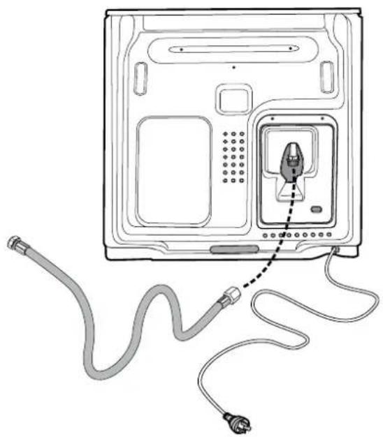 WESTINGHOUSE WVG615W - Gas Connection - 1