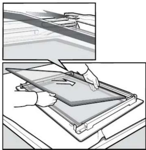 WESTINGHOUSE WVG615W - Re-assembling the door glass panels - 2