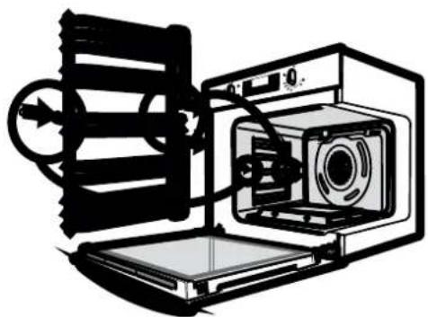 WESTINGHOUSE WVG615W - Removing the side racks (shelf supports) - 1