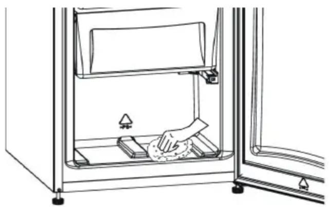 NORDMENDE RTF246WHAPLUS - Freezer defrost process - 1