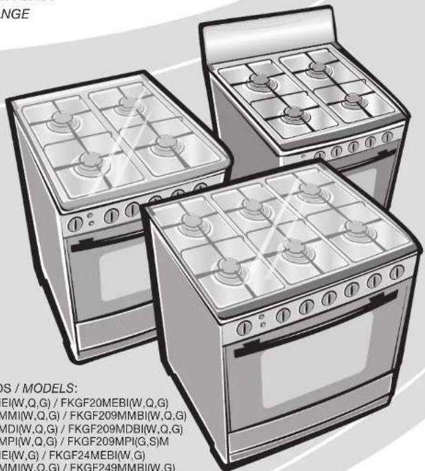 FRIGIDAIRE FKGF249MDI - 1