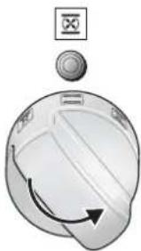 Avanti DGE2403SC - The function selector has been turned to any cooking function - 4