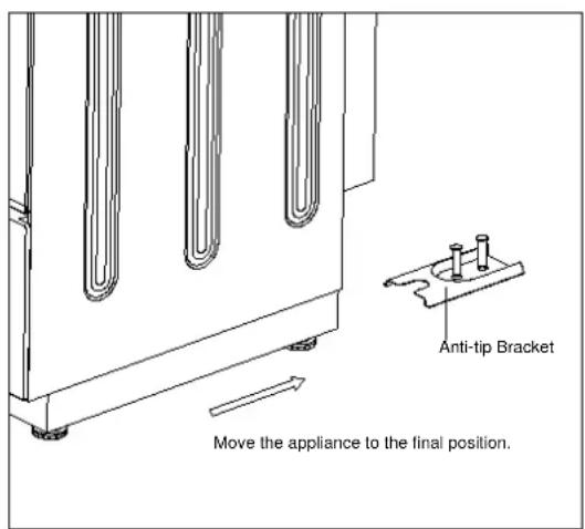 Avanti DG2452B - ANTI-TIP BRACKET INSALLATION - 2