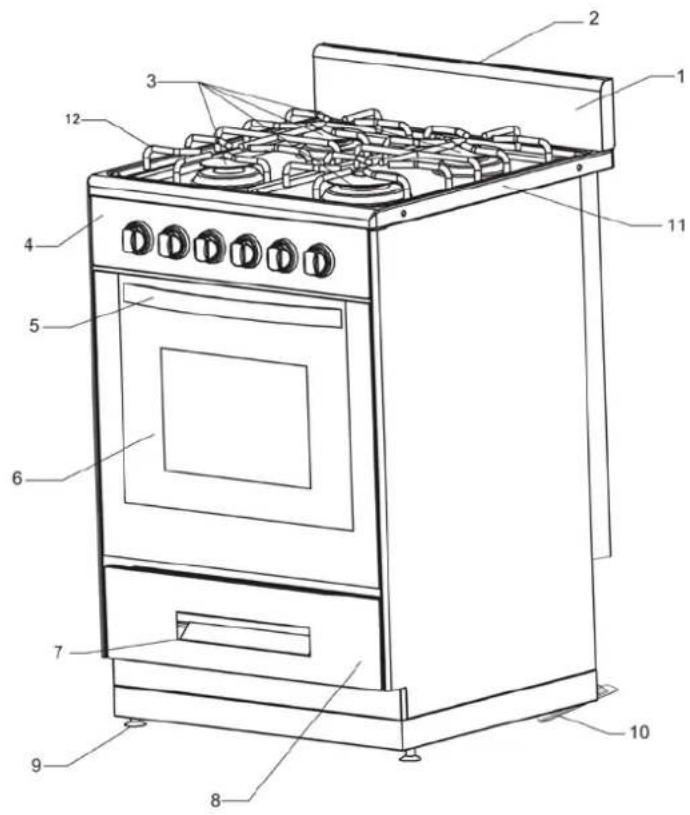 Avanti DG2452B - PARTS & FEATURES - 1
