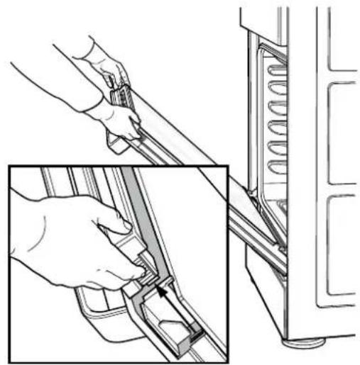 WESTINGHOUSE WLE644WA - To remove the inner door glass for cleaning - 3