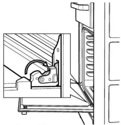 WESTINGHOUSE WLE644WA - Replacing the oven door - 3