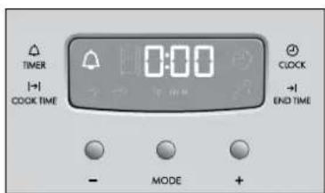 TIMER +| COCK TIME 0:00 TIM钟 CLOCK +| END TIME - MODE +