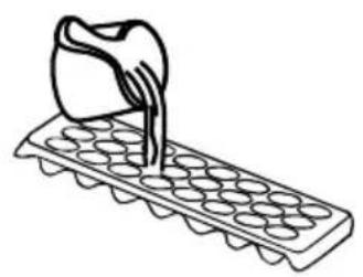 NORDMENDE RUI142WHAPLUS - Ice tray ; - 1