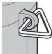 FUJIFILM FinePix JX70 - Pass the clip through the eyelet. - 1