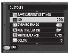 FUJIFILM FinePix JX70 - SavingSettings - 2