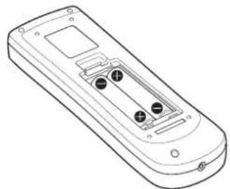PANASONIC PT-EW630UL - Installing and Removing batteries - 2