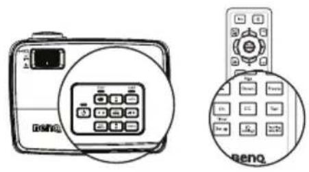 Diagram showing two types of remote control devices: a digital camera and a remote control with labeled buttons.