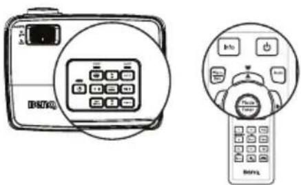 Diagram showing two types of digital devices: a digital camera with a keypad and a remote control with buttons.