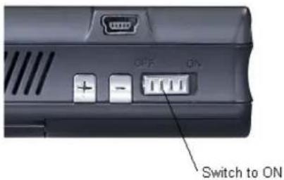 OFF ON + - TITI Switch to ON