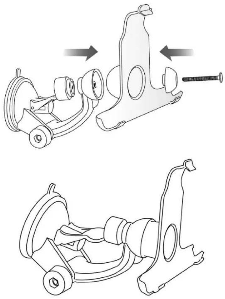 HOLUX GPSmile 6562 - Install bracket - 1