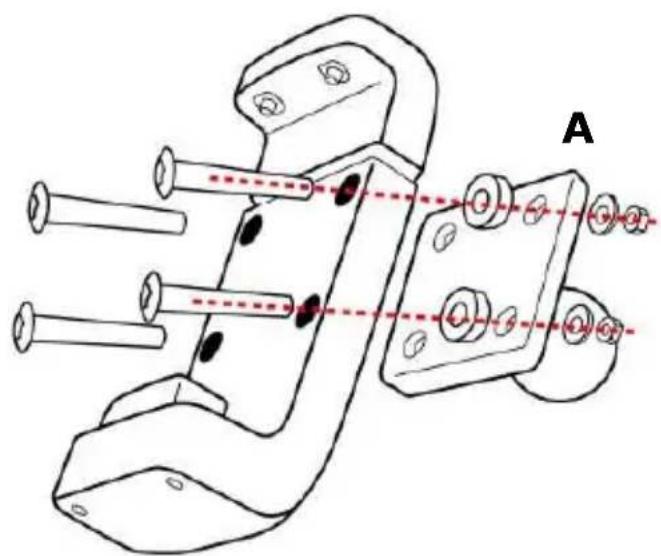HOLUX GPSmile 6430 - Install motorcycle RAM mount (Optional) - 2