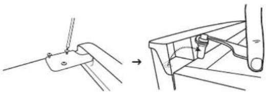 Currys Essentials C108TW10 - Reversing the Door Swing - 5
