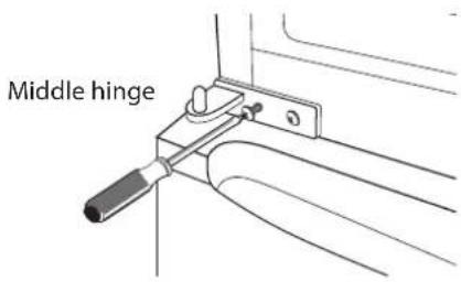Middle hinge
