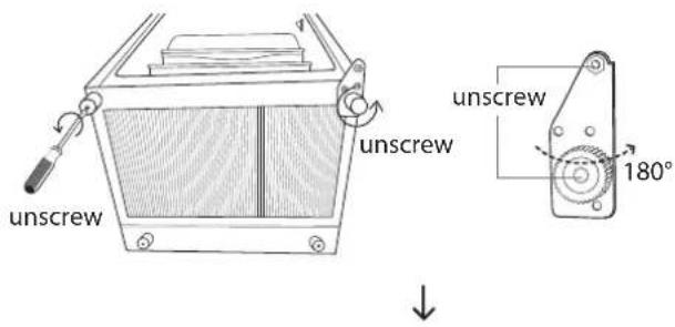 unscrew unscrew unscrew 180°