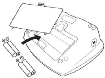HOMEDICS BPA-050 - INSTALLING BATTERIES - 1