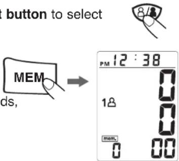HOMEDICS BPA-050 - CLEARING VALUES FROM MEMORY - 1