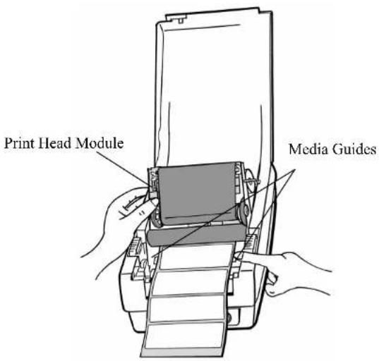 Print Head Module Media Guides