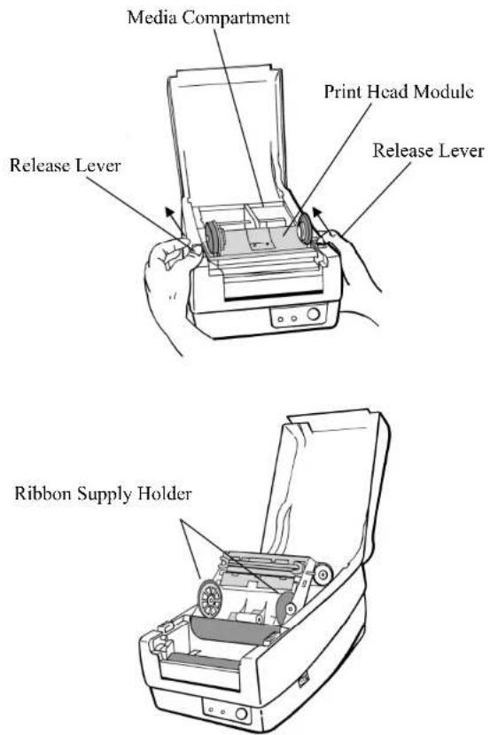 Argox OS-2140Z - Loading Ribbon - 2