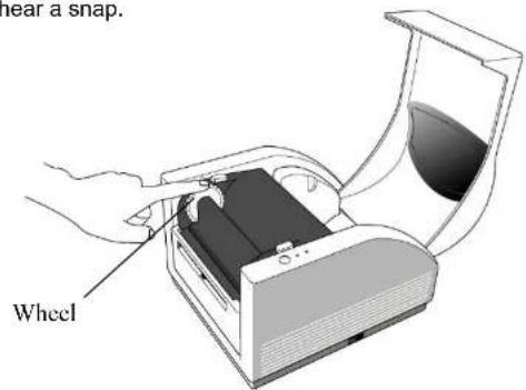 near a snap. Wheel