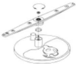 Equator SB72 - Upper Spray Arm: - 1