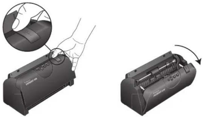 Visioneer Patriot 430 - To clear a paper jam: - 1