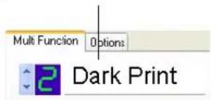 Multi Function Options 2 Dark Print