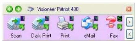 Visioneer Patriot 430 Scan Dark Print Print eMail Fax