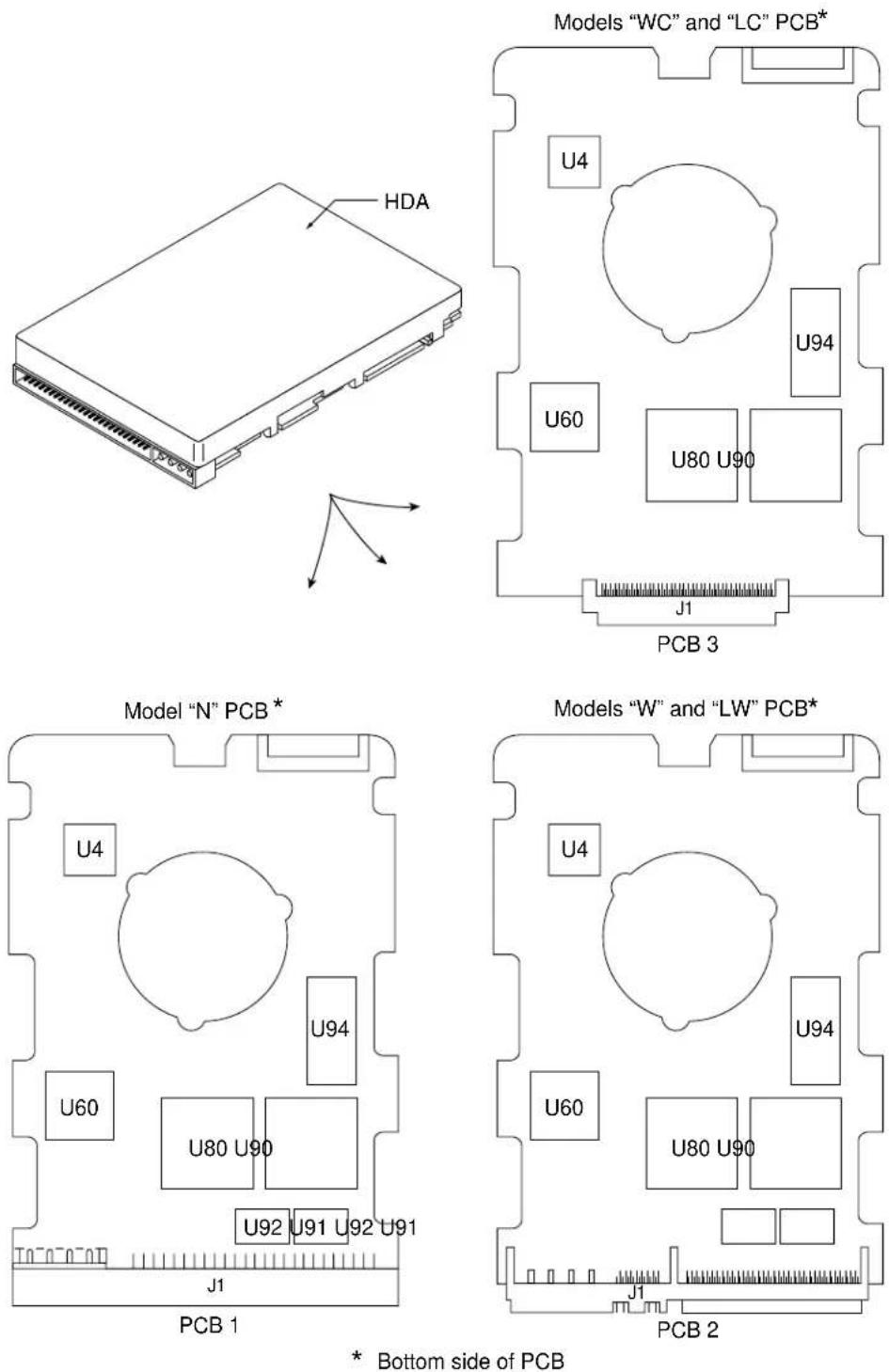 SEAGATE Medalist Pro ST34520WC - b. Non-operating - 1