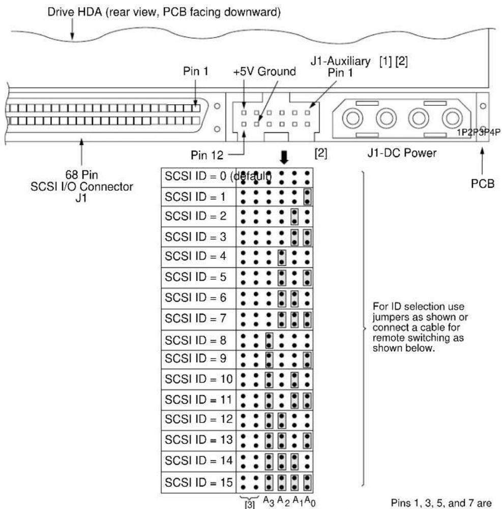 SEAGATE Medalist Pro ST34520WC - Drive ID/option select header - 3