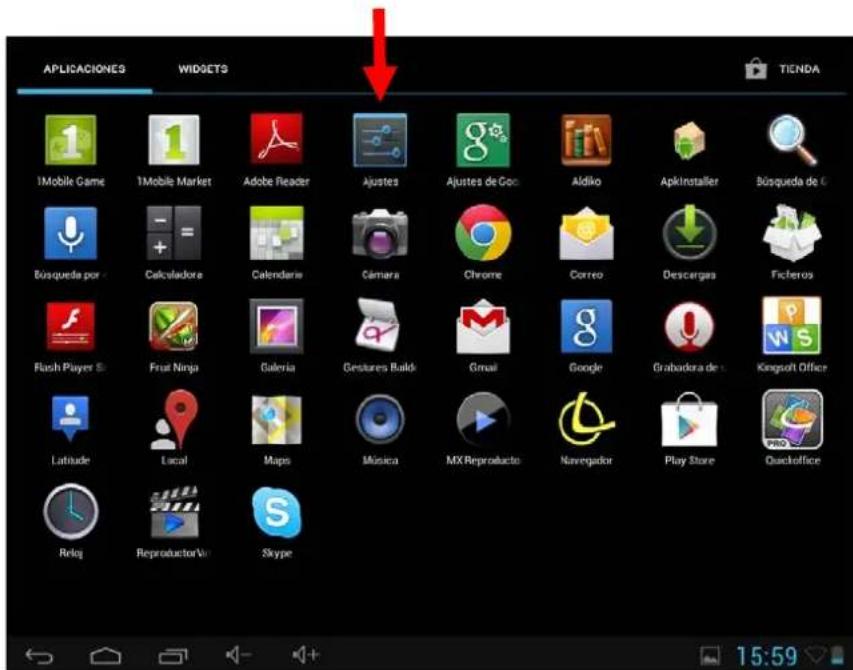 APPLICACIONES WIDGETS TIENDA 1Mobile Game 1Mobile Market Adobe Reader Ajustes Ajustes de Go Aldiko Apkinstaller Búsqueda de C Búsqueda por Calculadora Calendaria Cámara Chrome Correo Descargas Ficheros Flash Player S Fruit Ninja Galicia Gestores Buildi Gmail Google Grabadora de Kingsoft Officer Latitude Local Maps Música MX Reproducto Navegador Play Store Quickoffice Relog Reproductor Web Skype