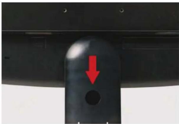 eMachines E193HQV - Attaching the base - 1