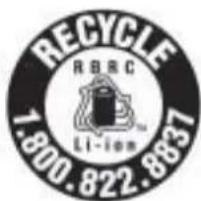 RECYCLE RBRC Li-ion 1,800.822.8837