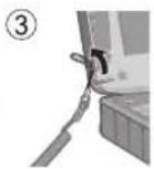 PANASONIC Toughbook CF-19J - Attaching the stylus to the computer - 4