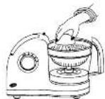 Glen GL 4052 SX - USING THE CITRUS JUICER - 3