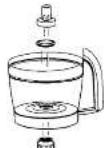 Glen GL 4052 SX - CLEANING THE BOWL, BLADES, LID & PUSHER - 1