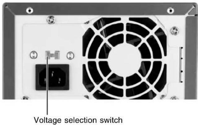 Voltage selection switch