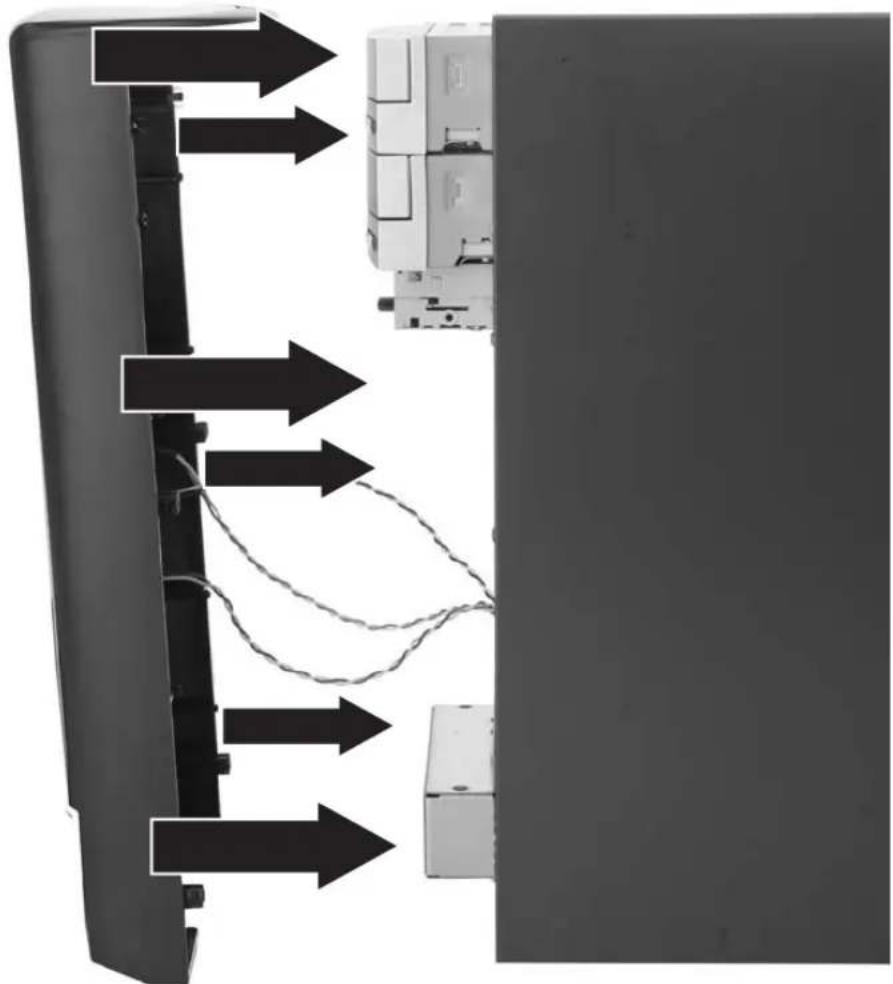 eMachines T4160 - To replace the front bezel: - 1