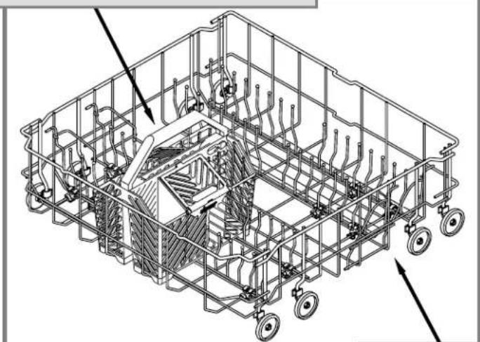 Dacor PD24AG - Silverware Basket Placement - 2