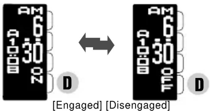 PULSAR W442 - ALARM ENGAGEMENT/DISENGAGEMENT - 1